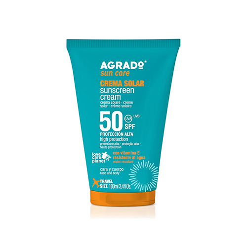 کرم ضد آفتاب آگرادو SPF50 حجم 100 میلی لیتر